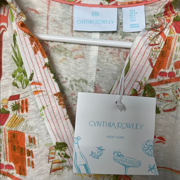 Cynthia Rowley Multicolor Graphic Dress - Picture 2 of 6